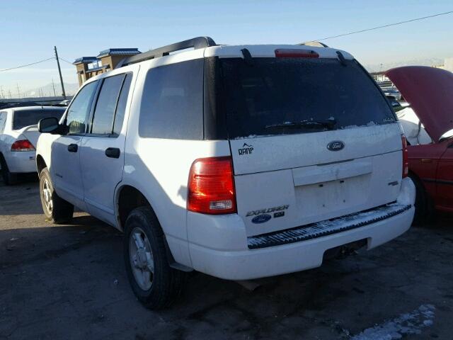 1FMZU73E15UA73210 - 2005 FORD EXPLORER X WHITE photo 3