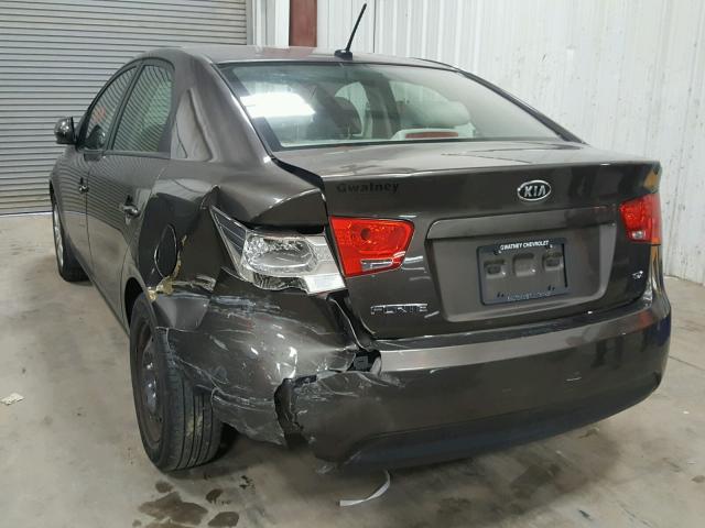 KNAFU4A25C5575138 - 2012 KIA FORTE EX TAN photo 3