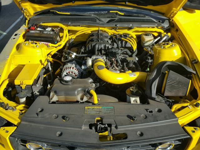 1ZVFT80N065106579 - 2006 FORD MUSTANG YELLOW photo 7