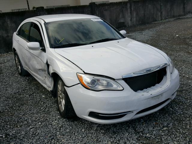 1C3CCBAB6CN104603 - 2012 CHRYSLER 200 LX WHITE photo 1