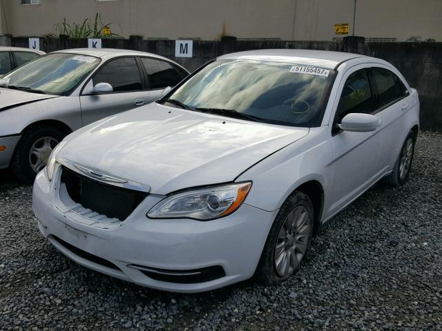 1C3CCBAB6CN104603 - 2012 CHRYSLER 200 LX WHITE photo 2