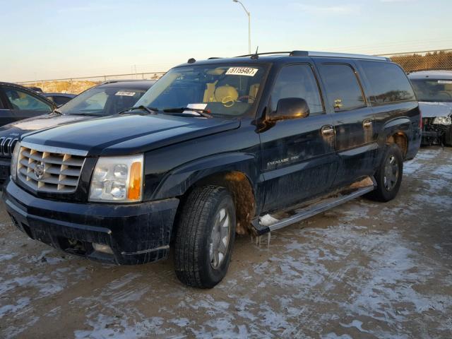 3GYFK66N84G180740 - 2004 CADILLAC ESCALADE E BLACK photo 2