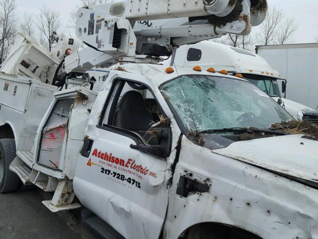 1FDAF57R99EA28220 - 2009 FORD F550 SUPER WHITE photo 9