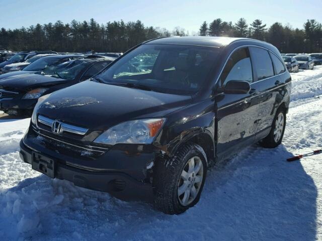 5J6RE48769L033026 - 2009 HONDA CR-V EXL BLACK photo 2