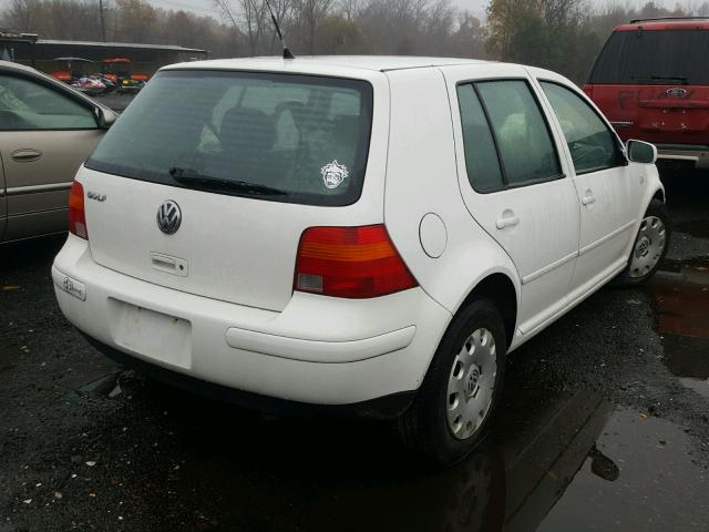 9BWFK61J234027461 - 2003 VOLKSWAGEN GOLF GL WHITE photo 4