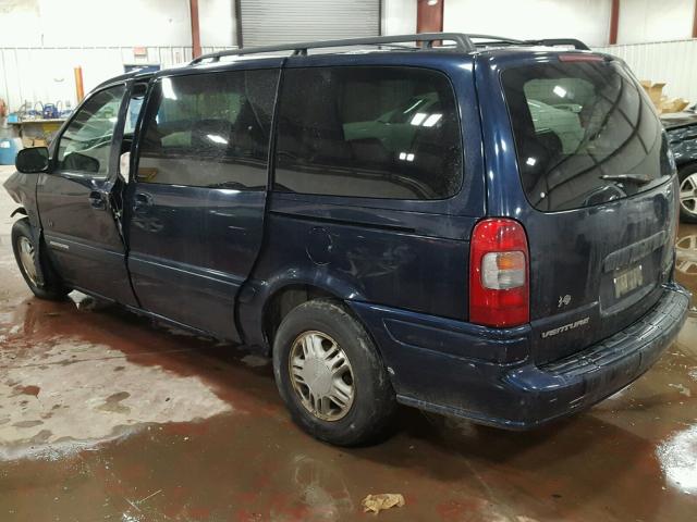 1GNDX13E7YD334340 - 2000 CHEVROLET VENTURE LU BLUE photo 3