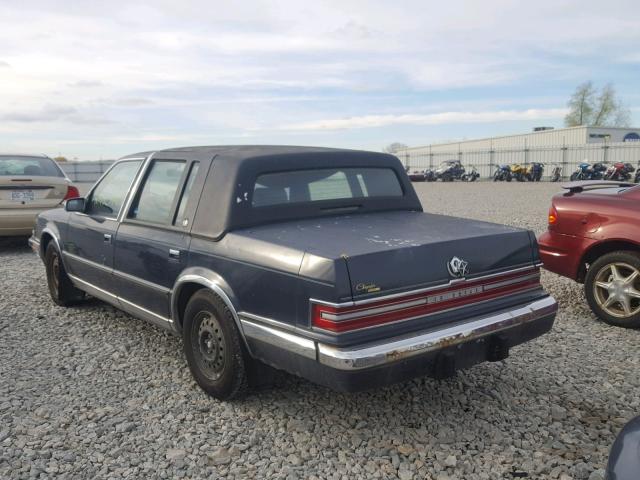 1C3XY56R6LD875224 - 1990 CHRYSLER IMPERIAL 蓝色 照片 3