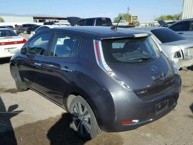 1N4AZ0CP2DC403944 - 2013 NISSAN LEAF S CHARCOAL photo 3