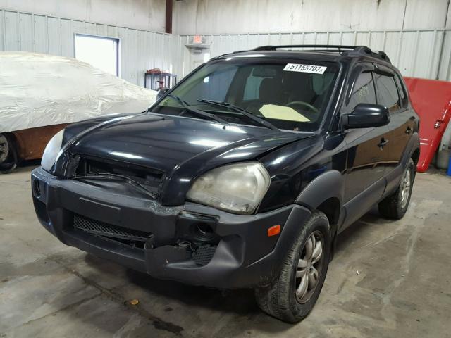 KM8JN12DX6U301898 - 2006 HYUNDAI TUCSON GLS BLACK photo 2