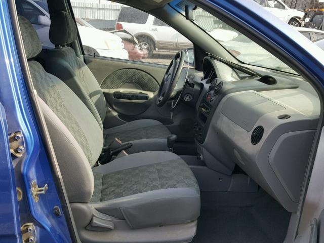 KL1TD526X4B135262 - 2004 CHEVROLET AVEO BLUE photo 5