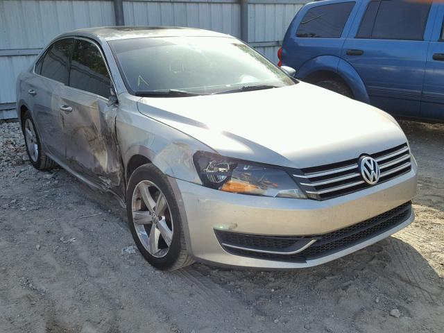 1VWBP7A37CC085392 - 2012 VOLKSWAGEN PASSAT SE GRAY photo 1