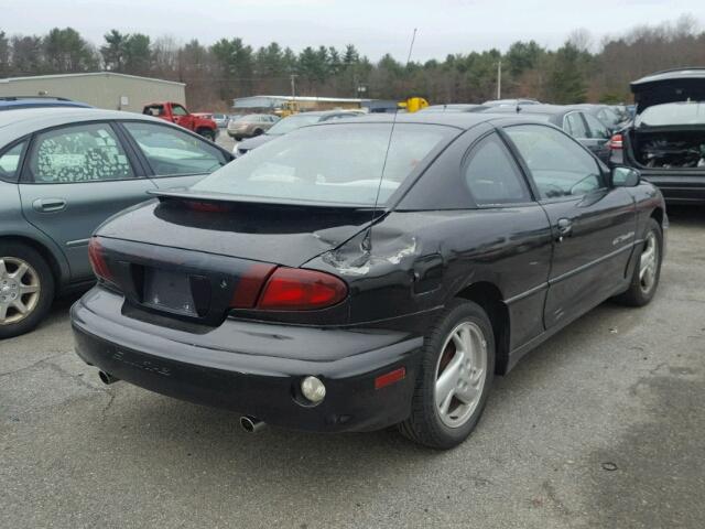 1G2JD12T927118598 - 2002 PONTIAC SUNFIRE GT BLACK photo 4