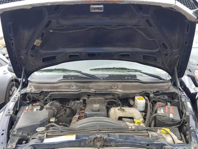 3D7KU28C73G827264 - 2003 DODGE RAM 2500 S BLUE photo 7