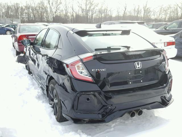 SHHFK7H49HU408738 - 2017 HONDA CIVIC SPOR BLACK photo 3