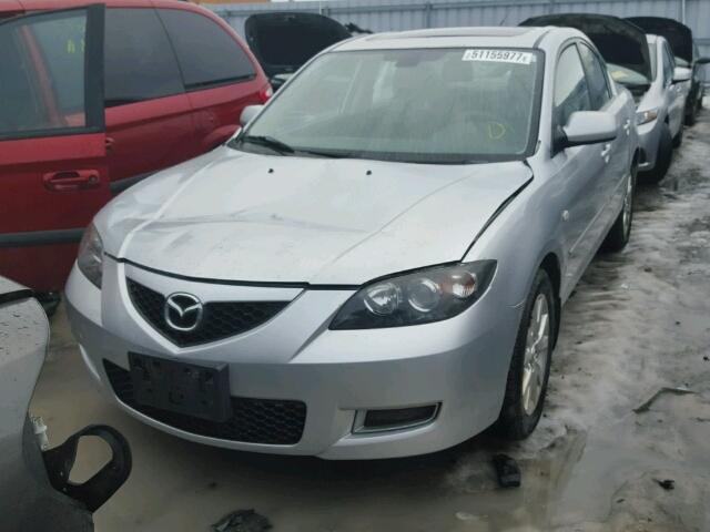 JM1BK32F681136340 - 2008 MAZDA 3 I SILVER photo 2