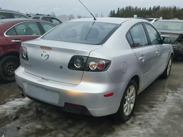 JM1BK32F681136340 - 2008 MAZDA 3 I SILVER photo 4