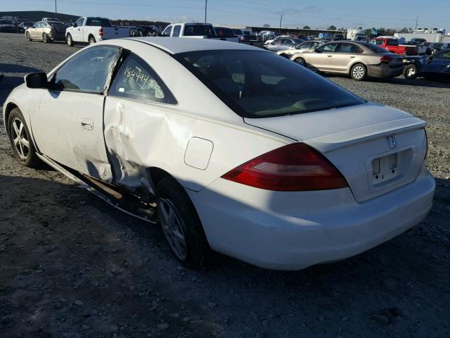 1HGCM72565A024020 - 2005 HONDA ACCORD LX WHITE photo 3