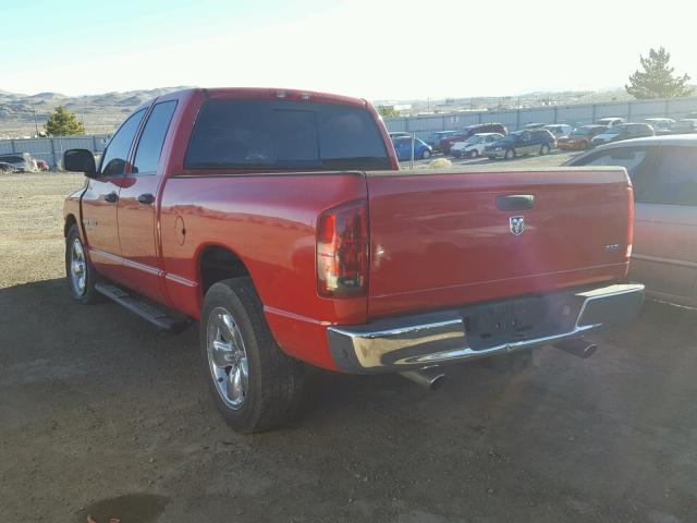 1D7HA18DX5S238663 - 2005 DODGE RAM 1500 S RED photo 3