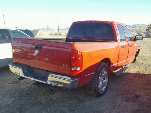 1D7HA18DX5S238663 - 2005 DODGE RAM 1500 S RED photo 4