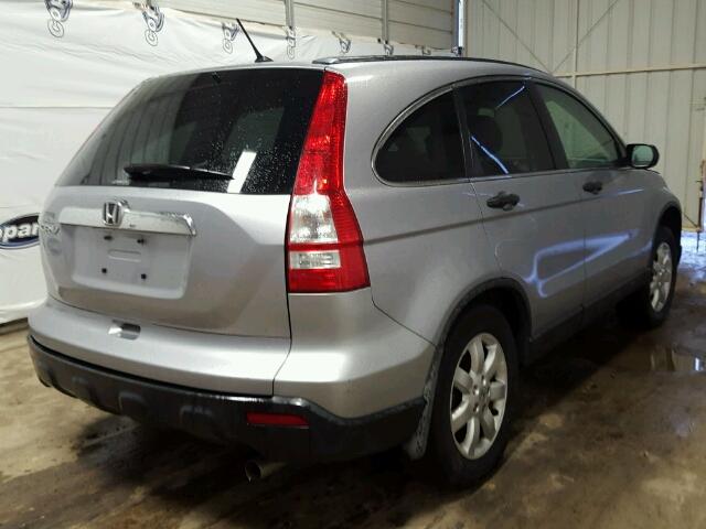 5J6RE48517L007591 - 2007 HONDA CR-V EX SILVER photo 4