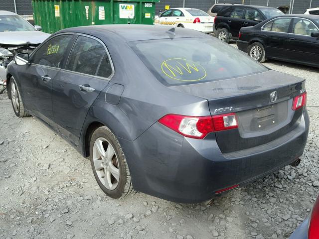 JH4CU2F68AC036154 - 2010 ACURA TSX GRAY photo 3