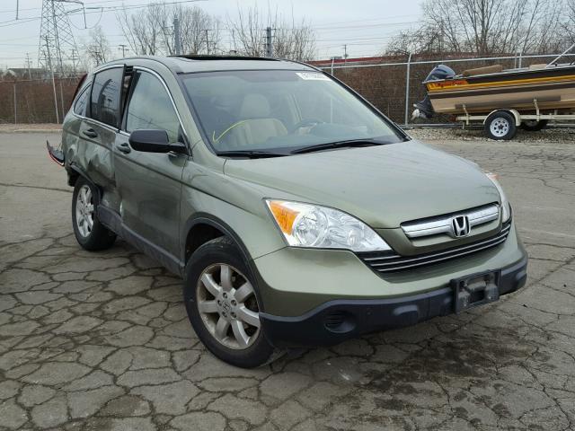 JHLRE48528C020571 - 2008 HONDA CR-V EX GREEN photo 1