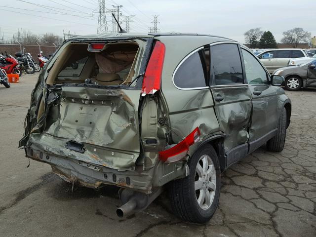 JHLRE48528C020571 - 2008 HONDA CR-V EX GREEN photo 4