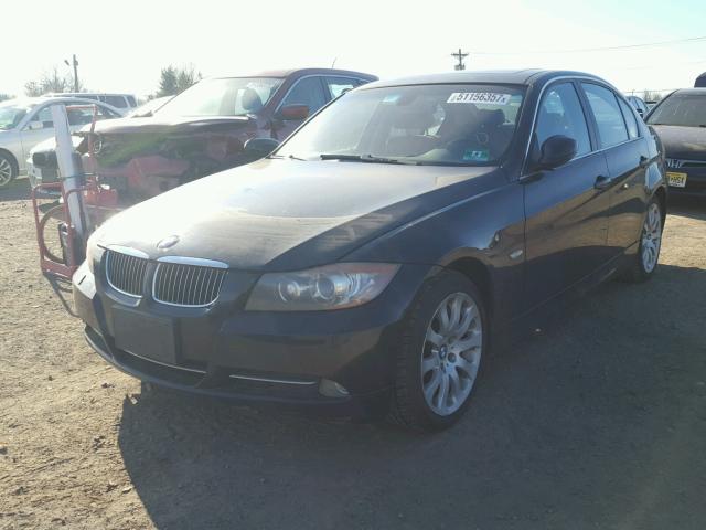WBAVD53537AV14747 - 2007 BMW 335 XI BLACK photo 2