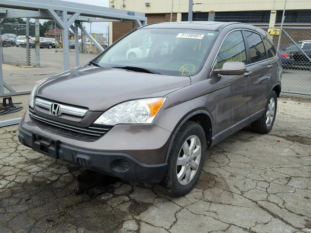 5J6RE48759L014922 - 2009 HONDA CR-V EXL BROWN photo 2