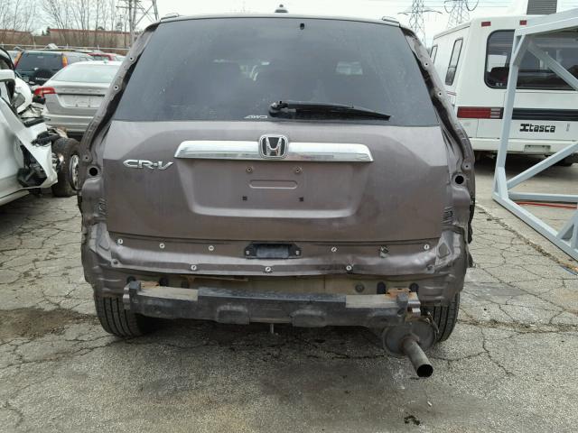 5J6RE48759L014922 - 2009 HONDA CR-V EXL BROWN photo 9