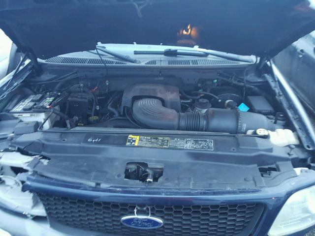 2FTRX18L92CA41892 - 2002 FORD F150 BLUE photo 7