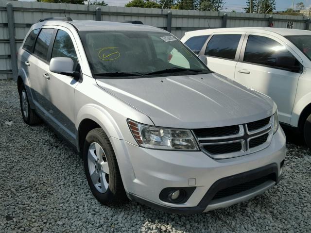 3C4PDCBG4CT196806 - 2012 DODGE JOURNEY SX SILVER photo 1