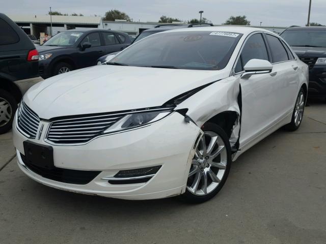 3LN6L2JK7GR624834 - 2016 LINCOLN MKZ Սպիտակ լուսանկար 2
