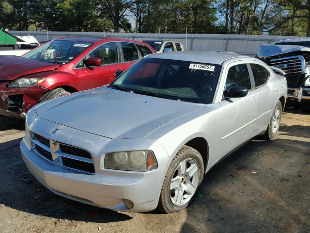 2B3KA43G67H841771 - 2007 DODGE CHARGER SE SILVER photo 2