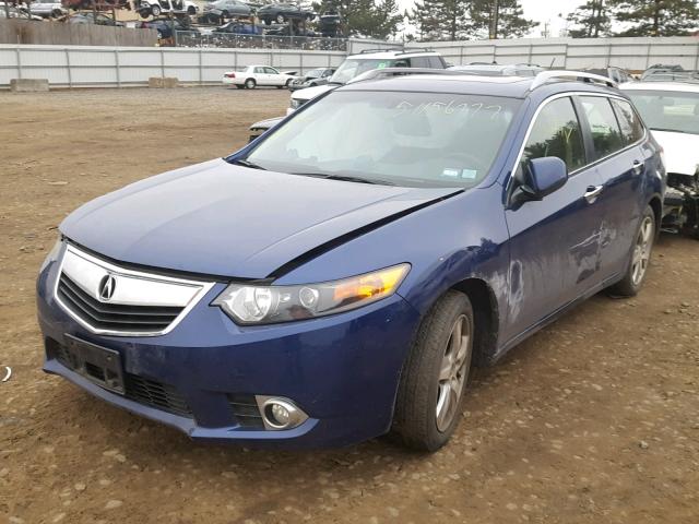 JH4CW2H51CC001313 - 2012 ACURA TSX BLUE photo 2