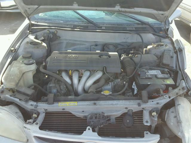 1NXBR12E5YZ335221 - 2000 TOYOTA COROLLA VE SILVER photo 7