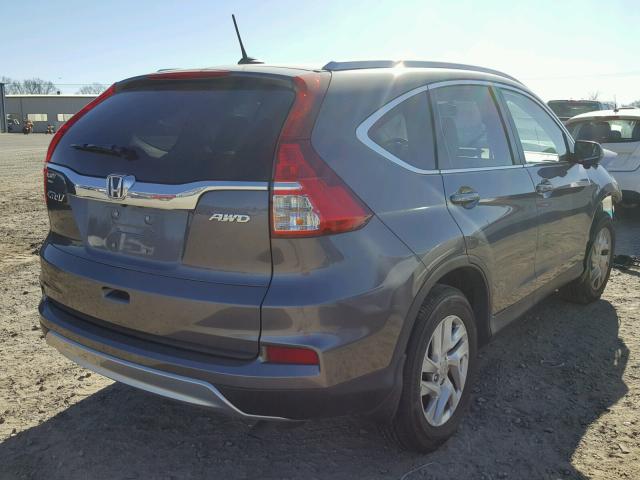 2HKRM4H75GH658818 - 2016 HONDA CR-V EXL GRAY photo 4