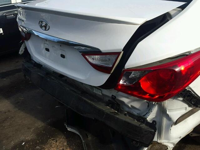 5NPEB4AC8DH790723 - 2013 HYUNDAI SONATA GLS WHITE photo 9