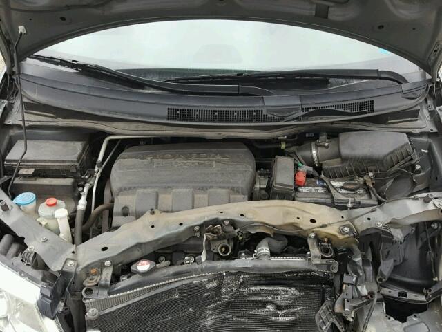 5FNRL5H27BB047824 - 2011 HONDA ODYSSEY LX GRAY photo 7