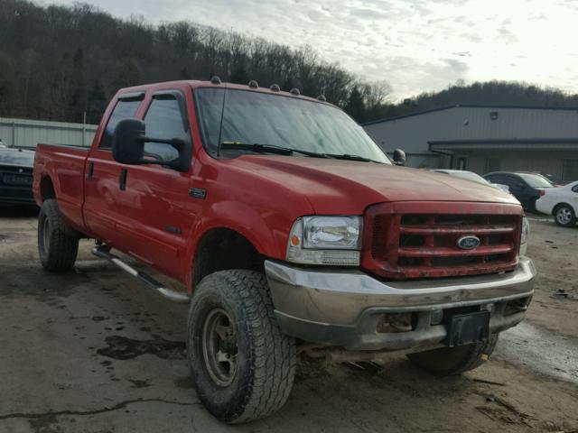 1FTNW21F52EB19798 - 2002 FORD F250 SUPER RED photo 1