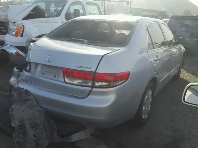 1HGCM563X4A121538 - 2004 HONDA ACCORD LX SILVER photo 4