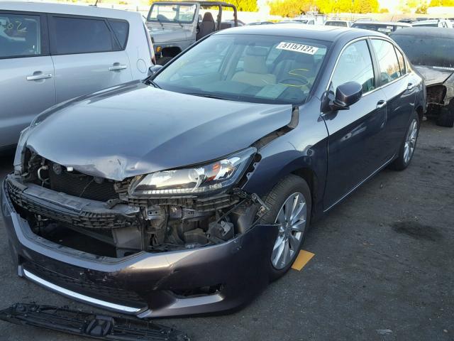 1HGCR2F77FA264243 - 2015 HONDA ACCORD EX CHARCOAL photo 2