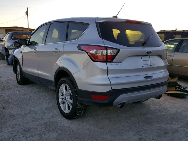 1FMCU0G9XHUE93336 - 2017 FORD ESCAPE SE SILVER photo 3