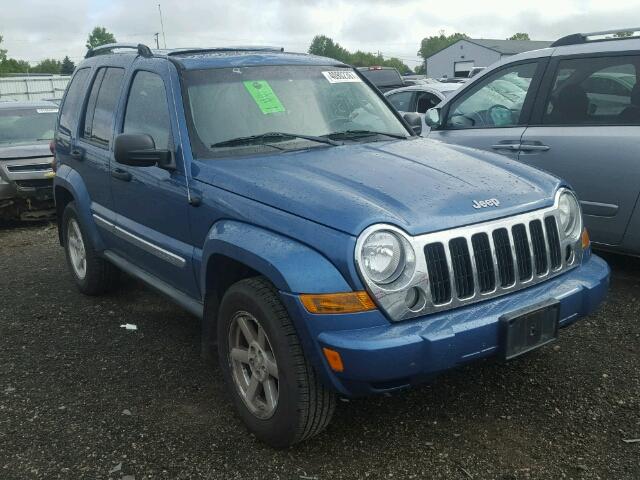 1J8GL58K15W623925 - 2005 JEEP LIBERTY LI BLUE photo 1