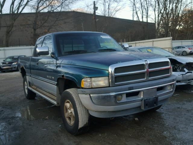 1B7HF13Y3VJ606872 - 1997 DODGE RAM 1500 GREEN photo 1