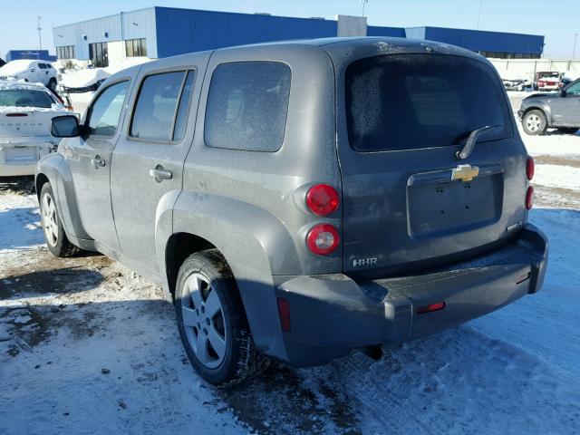 3GNCA13BX9S623555 - 2009 CHEVROLET HHR LS GRAY photo 3