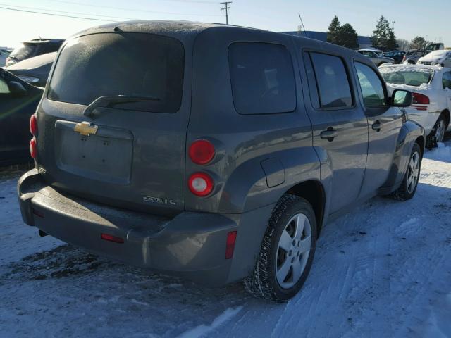 3GNCA13BX9S623555 - 2009 CHEVROLET HHR LS GRAY photo 4