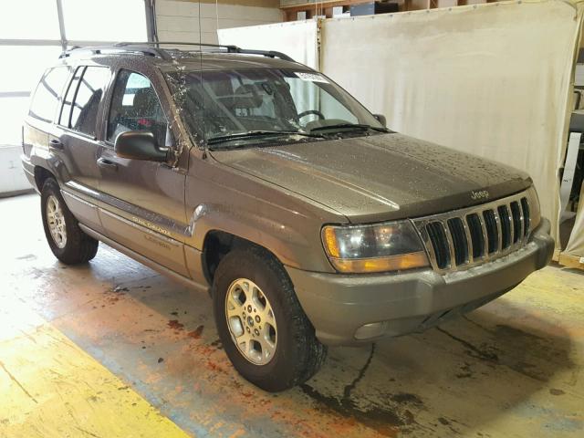 1J4GW48N5YC405781 - 2000 JEEP GRAND CHER GRAY photo 1