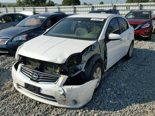 3N1AB6AP4BL675999 - 2011 NISSAN SENTRA 2.0 WHITE photo 2