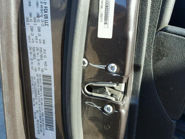 1C4NJCEB0GD655518 - 2016 JEEP COMPASS LA GRAY photo 10